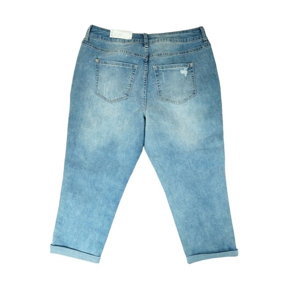 NEW EST 1946 Contemporary Girlfriend Patchwork Paisley Embroidered Jeans Size 12 - Picture 3 of 7